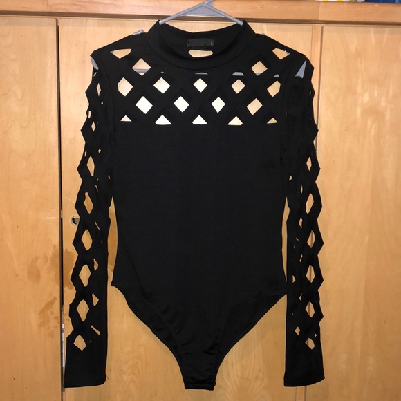 SHEIN Tops - NWOT Shein Cage Bodysuit